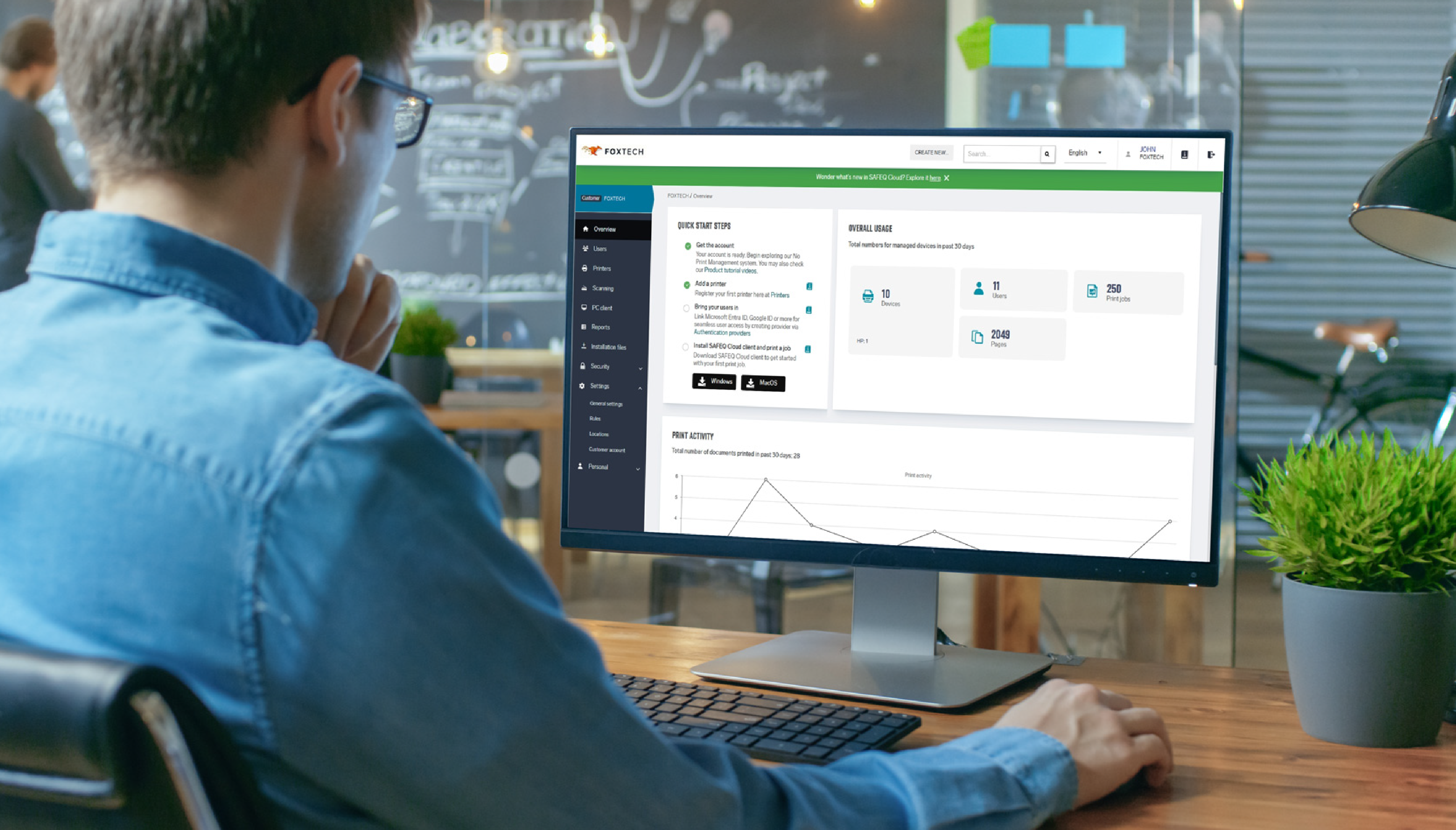 SAFEQ Cloud administrator